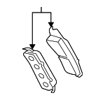 18048101 - Brakes: Front Pads for GM Image
