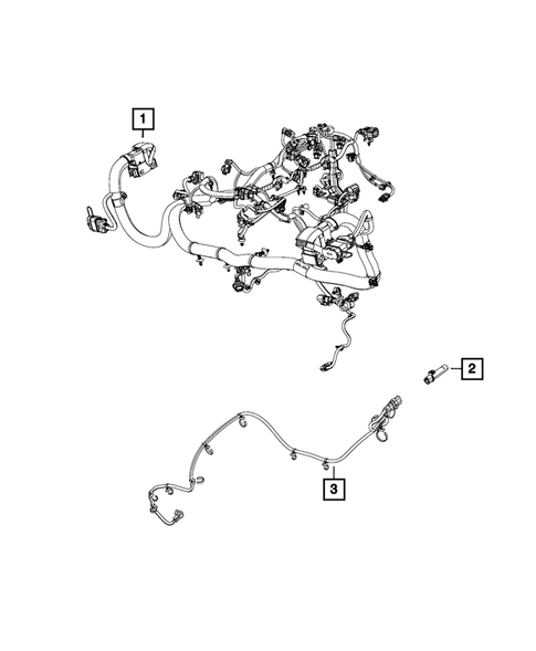 Wiring-Powertrain for 2018 Jeep Wrangler #1