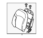 6901B739HB - : Seat Back Assembly for Mitsubishi: Mirage Image