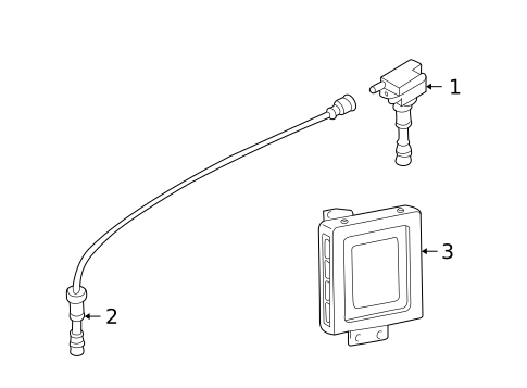 Ignition System for 2001 Hyundai XG300 #0