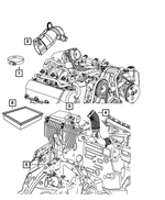 53013726AA - Fuel: Hose To Air Cleaner Clamp for Mopar Image