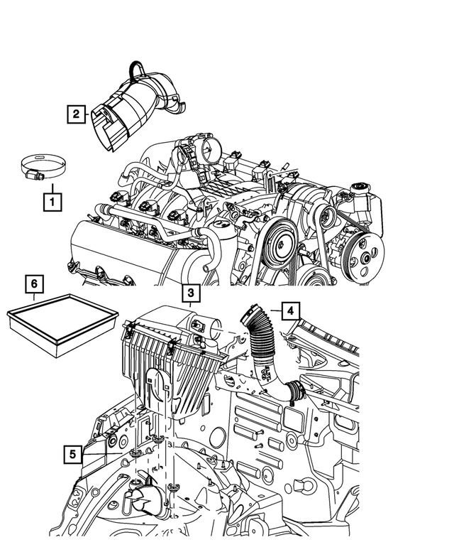 53013726AA - Fuel: Hose To Air Cleaner Clamp for Mopar Image
