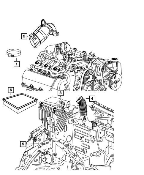 Air Cleaner for 2011 Jeep Liberty #0