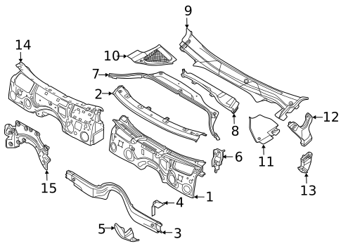 Cowl for 2022 BMW X3 #0