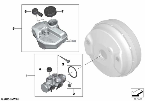 Brake Master Cylinder for 2019 BMW 740eX #0