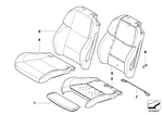 52108226419 - Seats: Thigh Support Upholstery for BMW Image