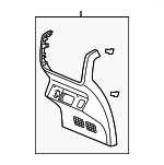 83451TYAA03ZA - Body: Rear Panel for Acura Image
