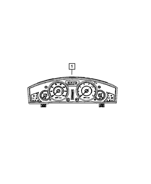 Instrument Panel Cluster for 2011 Dodge Charger #0