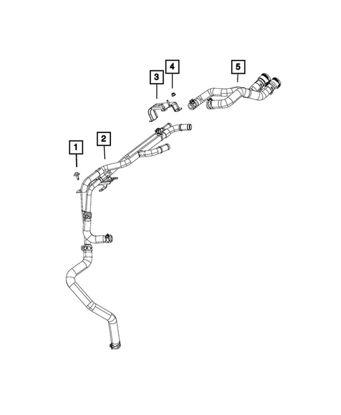 Air Conditioner and Heater Plumbing for 2026 Jeep Gladiator #2