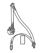 4G8857705HV04 - : SEAT BELT for Audi: A6, A6 Quattro, A7 Quattro, RS7, S6, S7 Image