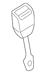 4H0857755A9B9 - Electrical: Buckle for Audi: A6, A6 Quattro, A7 Quattro, A8 Quattro, RS7, S6, S7, S8 Image