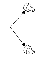 25608354 - Body: Fender Bolt for Buick: LeSabre, Park Avenue, Riviera | Cadillac: Seville | Oldsmobile: Aurora | Pontiac: Bonneville Image