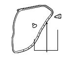 6787152130 - : Door Weather-Strip for Toyota: Yaris Image