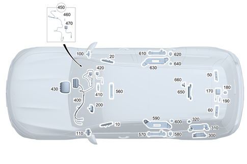 Antenna, Antenna Amplifier and Wiring Harnesses for 2025 Mercedes-Benz EQB 300 #0