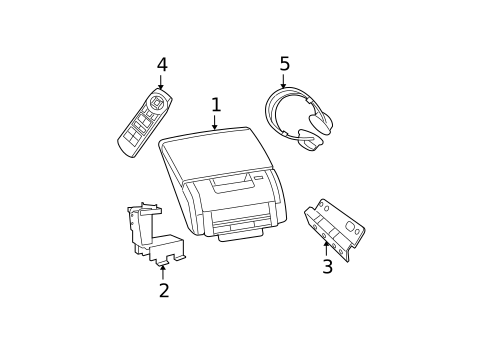 Entertainment System Components for 2006 Dodge Charger #0