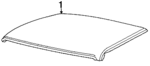 14020322 - Body: Roof Panel for Chevrolet: S10 | GMC: S15, Sonoma, Syclone Image