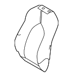 710730E890B1 - : Seat Back Cover for Lexus: TX350, TX550h+ Image