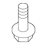 9015960498 - Body: Bumper Cover Support Rail Screw for Lexus Image
