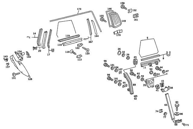 1076730027 - : Rail for Mercedes-Benz Image