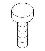 1K0713229 - Body: Pin for Volkswagen: Eos, GTI, Jetta, R32, Rabbit Image