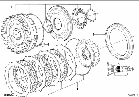 Individual Transmission Parts for 1992 BMW 850Ci #14