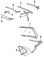 3635375 - Body: Glass for Cadillac: Allante Image