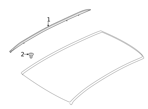 Exterior Trim - Roof for 2018 Lincoln MKC #0