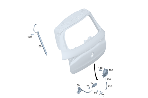 Locking System for 2025 Mercedes-Benz EQB 300 #0