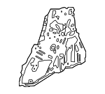 64730TGHA01ZZ - : Inner Wheelhouse for Honda: Civic Image