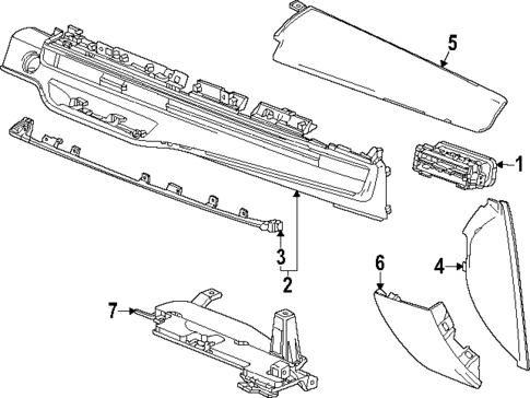 Instrument Panel Components for 2024 Honda Prologue #0