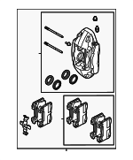 58110J5520BBR - : Disc Brake Kit for Kia Image