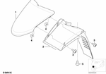 46617681866 - : Front Mudguard for BMW-Motorrad Image