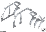 41217352078 - : Side Frame, Center Right for BMW Image