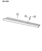 KS20DX9AC - Interior Trim: Interior Sill Cover, Right for Mopar Image