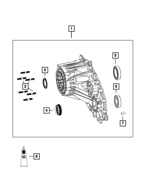 Case and Related Parts for 2023 Ram 1500 #0