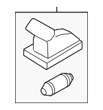 99763162003 - Electrical: License Lamp for Porsche: 911, Boxster, Cayman Image