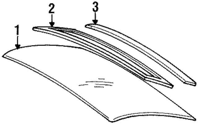 4630627 - Body: Back Glass Reveal Molding for Mopar Image