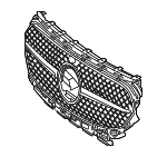 2148804501 - Body: Grille for Mercedes-Benz Image