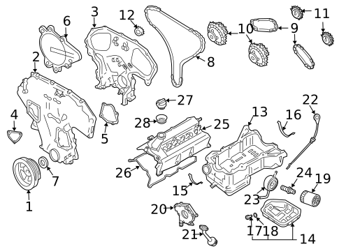 Engine Parts for 2003 INFINITI G35 #0