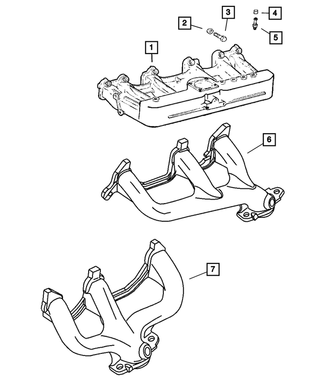 4854197AB - Engine 4.0L Six Cylinder: Intake Manifold for Mopar Image