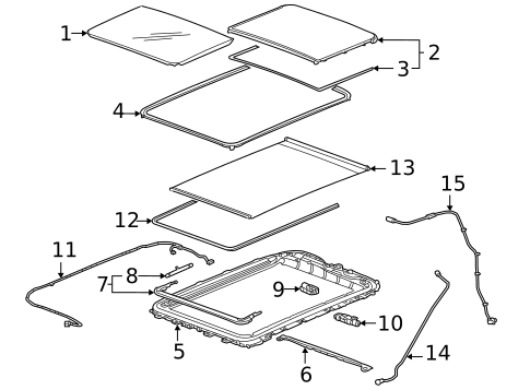 Sunroof for 2025 Cadillac Escalade #0