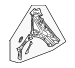 8Y5809052 - Body: Inner Side Panel for Audi: A3, A3 Quattro, RS3, S3 Image