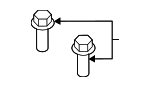 985023 - Electrical: Sensor Bolt for Volvo Image