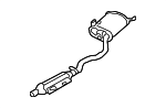 18307SJAA06 - : Muffler &amp; Pipe for Acura Image