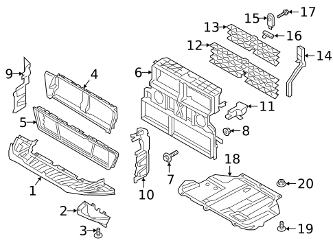 Splash Shields for 2019 Ford Transit Connect #0