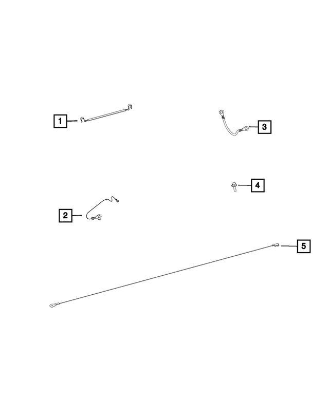 68090383AB - Electrical: Ground Strap for Mopar Image