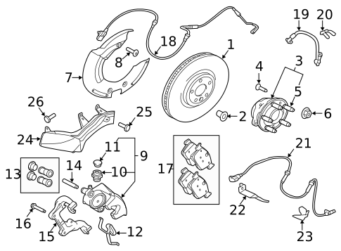 Front Brakes for 2023 Jaguar XF #3