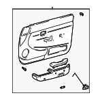 6761004230B0 - Body: Door Trim Panel for Toyota: Tacoma Image