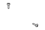 6101946 - Body: Rear Door Trim Screw for Mopar Image