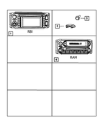 56038629AI - Electrical: Am/fm Cd W/nav/dvd &amp; Cd-ctrl Radio for Mopar Image